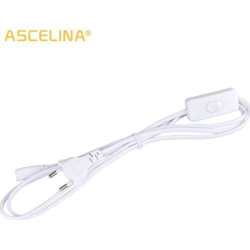 ASCELINA 1.8m EU power cord 3/2Prong Power Extension Cord electronic diy kit plug and socket extension cable AC POWER Supply
