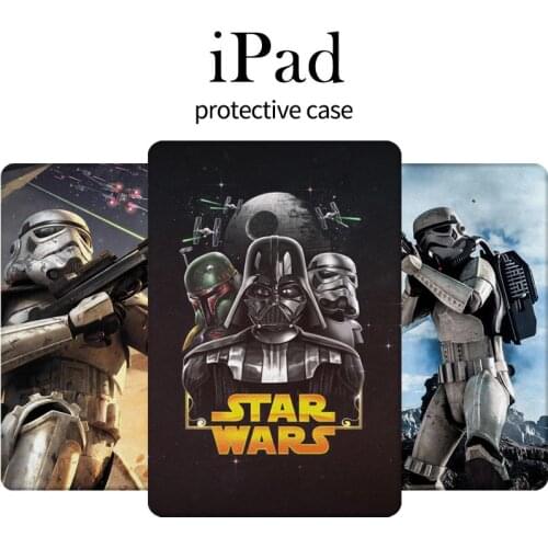 Star Wars Darth Vader Cover for IPad 9.7 2017 2018 Mini Case for IPad 10.2 Pro 9.7 Tablet Soft Silicon Stand Case for Air 1 2