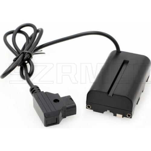 D-tap 2 Pin Male to NP-F970 F550 Dummy Battery for Atomos Shogun Ninja Inferno SmallHD Monitor