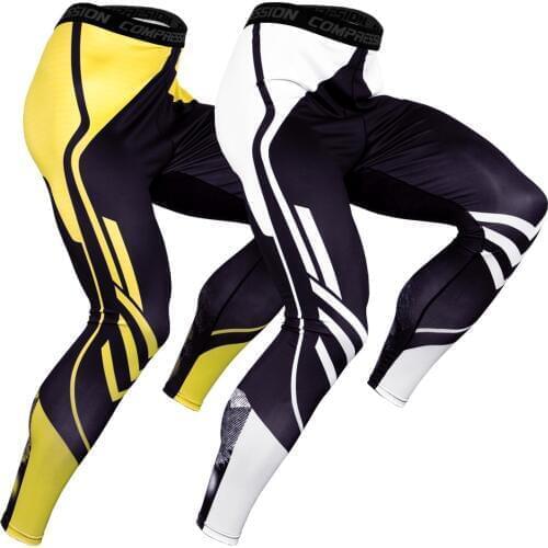 2019 Compression Compression Pants Men Running Sport Gym Fitness Jogging Quick Dry Compression Tight Workout Training Men Pants