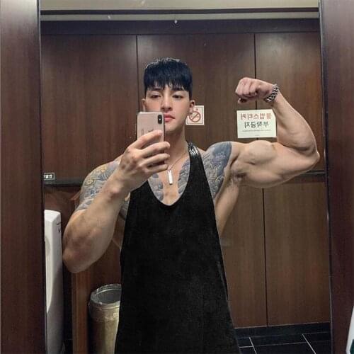 Summer Gym Clothing Fitness Mens Tank Top Mesh Breathable Bodybuilding Stringer Tanktop Muscle Singlets Y Back Sleeveless Vest