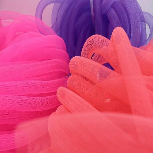 4mm/6mm/8mm/10mm Metallic Tubular Horsehair Crinoline Tube Crin net fabric Trimming for DIY hair accessories 30yds/lot