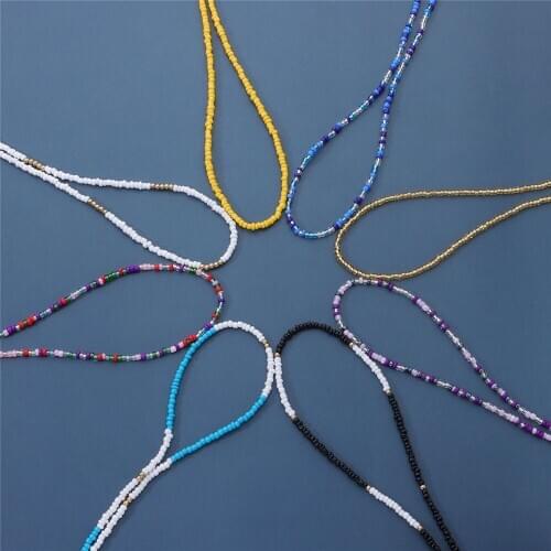 Fashion Anti-lost Chain Mask Beads For Jewelry Making Bohemian Colored Neck Eyeglass Sunglasses Straps Dangle Mask Cord Holder