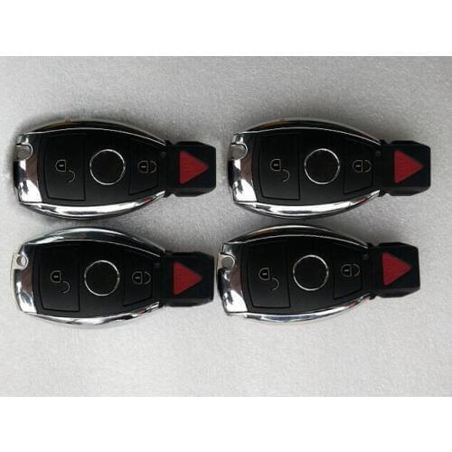 New Replacement Modified Smart Remote Key Shell Case For 2008 Benz CLK S B Class 2+1 Button With Key Blade & Battery Holder