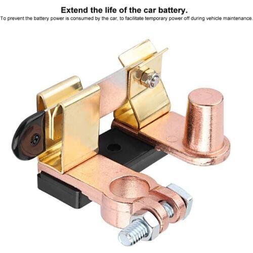 NST Top Post Knife Blade Master Switch Car Vertical Knife Switch Battery Power Shut off Switch Negative Post