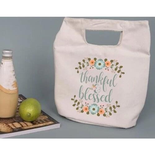 Portable Lunch Bags for Women Cooler Bento Box Tote Thermal Insulated Travel Picnic School Food Storage Pouch Thanksgiving Gifts