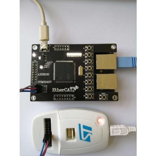 EtherCAT Slave AX58100 Development Board STM32F407ZGT6 SPI/FSMC Communication