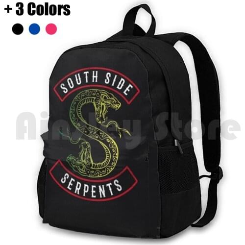 Riverdale South Side Serpents Outdoor Hiking Backpack Riding Climbing Sports Bag Riverdale Archie Comics Tv Shows Tv Cole