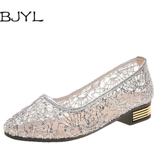 Factory Direct Fashion Womens Ballet Shoes Spring Autumn Shoes Ballet Glitter Sequins Flat Shoes Princess Shiny Wedding Shoes