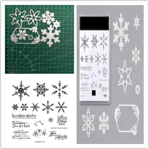 Christmas Metal Cutting Dies Scrapbooking New Arrival 2021 Clear Stamps and Dies Stencils for DecorationStamping Arts Crafts