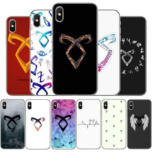 Shadowhunters Silicone phone case For iphone 11 Pro MAX 5 6 7 8 9 10 X XS XR XSMAX Plus SE 2020 Back Cover Shell