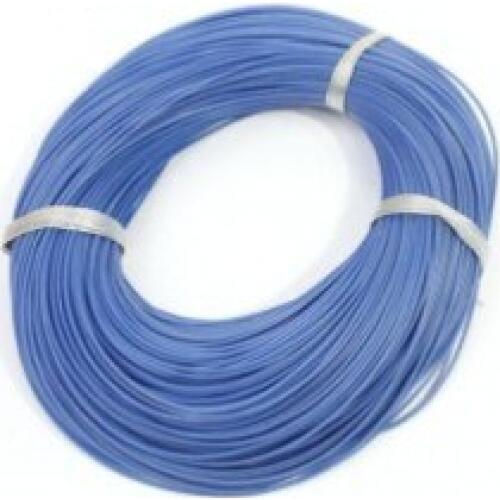 1 Meter 22AWG Silicone Wire/ Silica Gel Wire/ Silicone Cable (60/0.08, OD: 1.6)-Blue Color