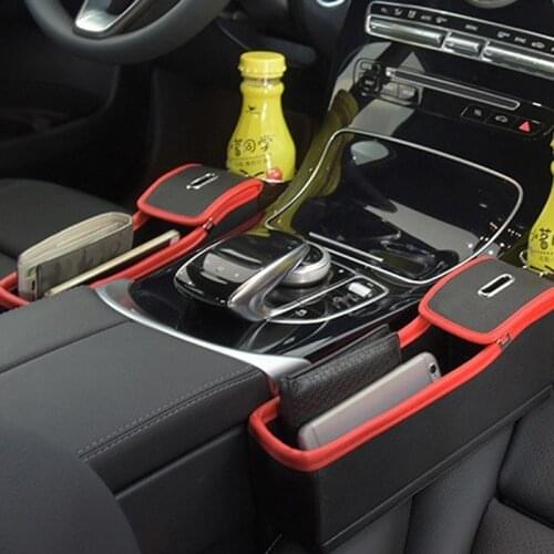 Car seat gap storage bag PU pocket shape for Volkswagen vw POLO Tiguan Passat Golf EOS Scirocco Jetta Bora Lavida Touareg Touran
