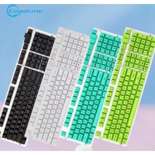 108 Keys SA Profile ABS Keycap Set Ergonomics Double-shot Molding Large Font Opaque Key caps For Mechanical Gaming Keyboard