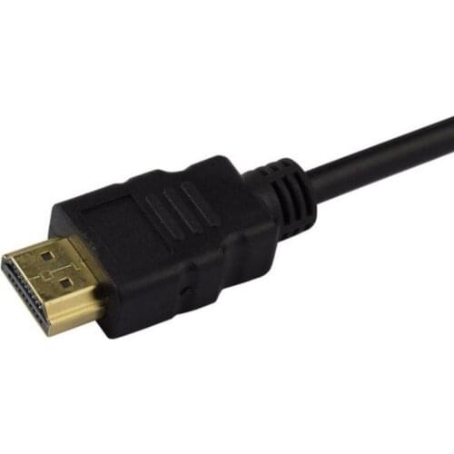 1080P HDMI Male To VGA Female Video Cable Converter w/ 3.5mm Audio Adapter