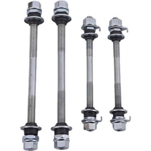 150/180mm Bicycle Wheel Hub Axle Front Rear Steel Solid Spindle Shaft Vintage Front/rear Axle Lever Bike Repair Tool Accessories