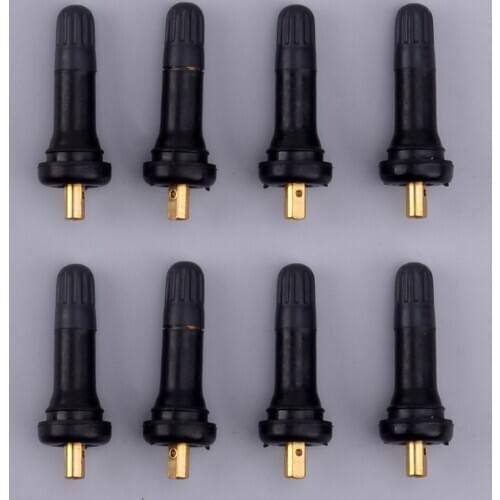 2 Sets TPMS Tyre Pressure Sensor Rubber Valve Stem Car Fit for Ford Cadillac Chevy GMC Buick Hummer Hyundai Pontiac Saab Saturn