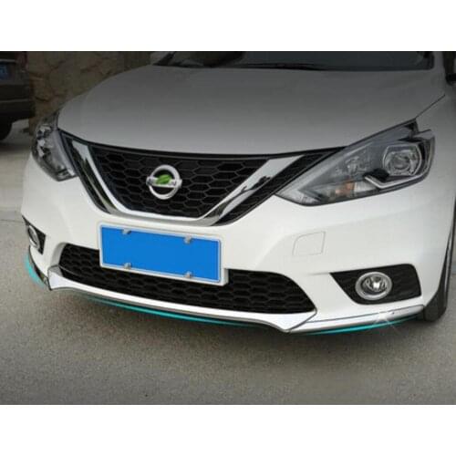 2016-2019 For Nissan sylphy front and rear bar decoration strip body anti - friction anti - collision modification accessories