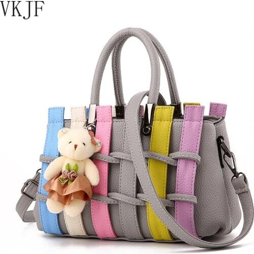 2021 Crossbody Bags For Women Purse Sweet Fashion Top Handle PU Leather Ladies Handbag Shoulder Bag