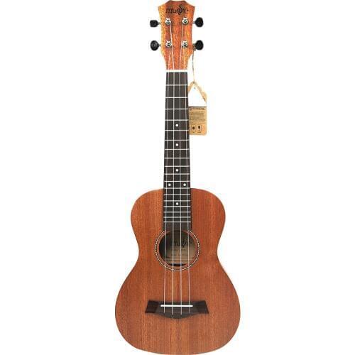 21 Inch Ukulele Mahogany Soprano Beginner Ukulele Guitar Dolphin Pattern Ukulele Mahogany Neck Delicate Tuning Peg 4 S
