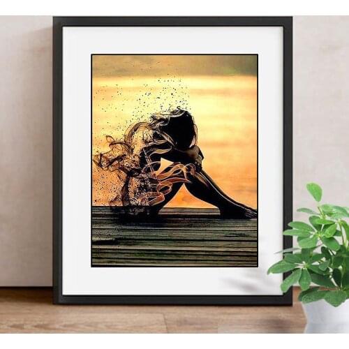 Diamond Mosaic Sale Portrait Picture Of Rhinestones 5d Diamond Painting Full Drill Square Girl Diamond Embroidery Sale