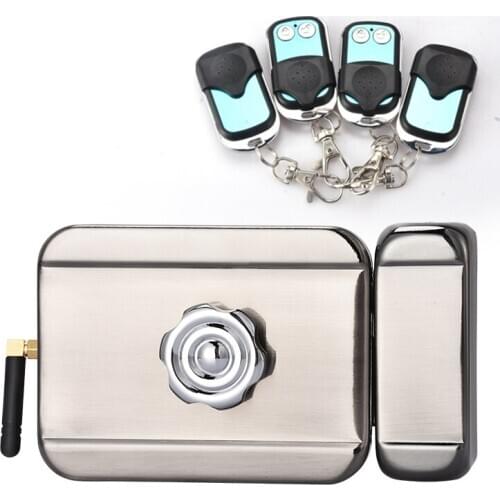 Wireless Remote Control Lock Range 50M,Invisible Electromagnetic lock, Built-in Battery, Remote Control Can be turned off,DC 5V