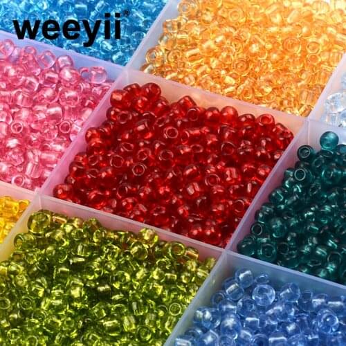 Approx.500pcs 3MM Transparent Charm Czech Glass Beads Loose Spacer Beads For DIY Jewelry Making Bracelet Necklace Accessories