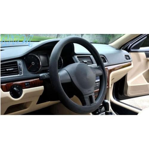 Soft Silicone Steering Wheel Cover Skidproof Odorless Eco Friendly For Peugeot 206 207 208 301 307 308 408 508 2008 3008 5008