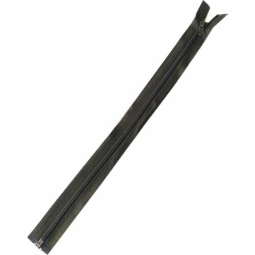 Khaki Color 40 Cm Plastic Teeth Zipper FD9