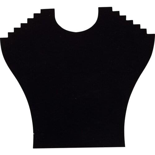 Table Show Jewelry Holder Home Decorate Showcase Black Velvet Women Storage Rack Bracelet Pendant Chain Necklace Display Stand