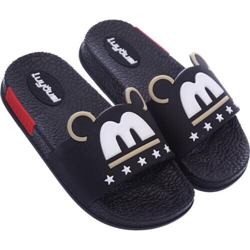 Disney children soft bottom non-slip breathable home shoes sandals slippers boys and girls beach slippers home shoes