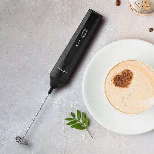 Youpin Circle Joy Electric Milk Frother Coffee Milk Frother Mixer Whisk Handheld Foamer Drink Mixer Frothing Wand for Coffee