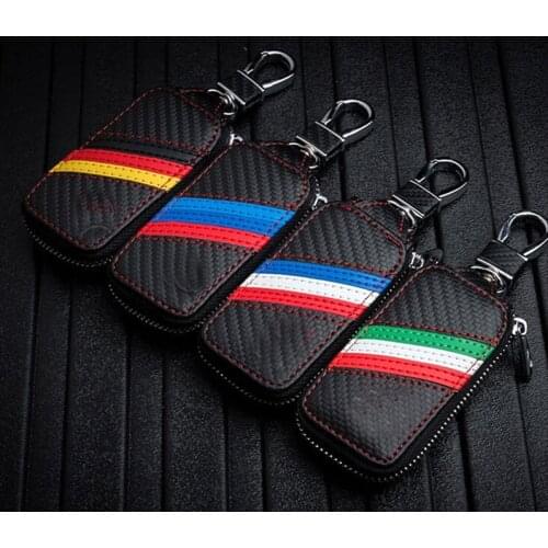 PU Leather Key Case for Car Key Cover for BMW F10 F11 F20 F30 E30 E36 E60 E70 E90 1 2 3 4 5 6 Series X1 X3 X5 Styling Universal