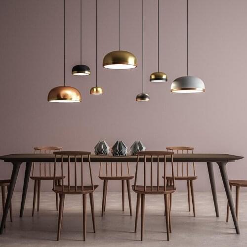 Nordic stone creative pendant lights copper christmas balls lighting brass lampes suspendues luzes de teto ventilador de techo