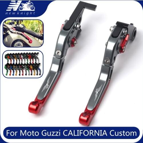 For Moto Guzzi CALIFORNIA Custom Touring Classic AUDACE ELDORADO MGX21 Motorcycle CNC Adjustable Foldable Brake Clutch Lever