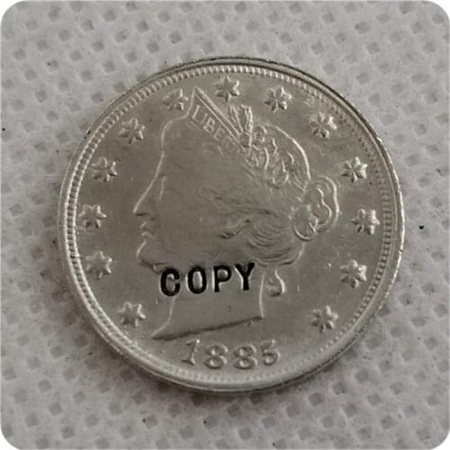 COPY REPLICA 1885 Liberty Head V Nickel