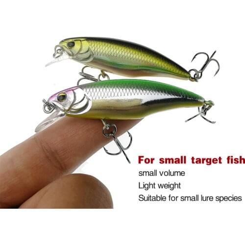 Small Target Fish Sinking Minnow 5mm 4.5g Fishing Tackle 2021 Lures for Fishing 9102