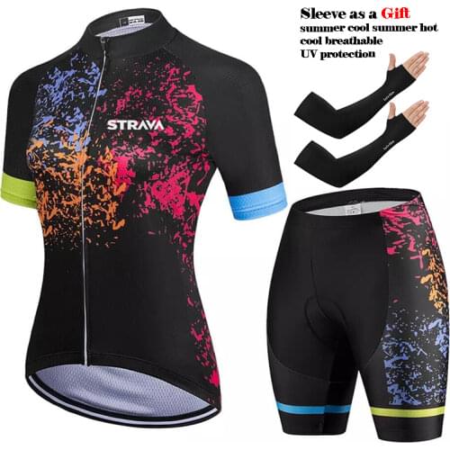 Cycling Uniform For Male 2021 New Summer Bike Outfit Bicycle Bib Shorts Sleeve Men MTB Jersey Sets Men Triathlon Riding Clothes