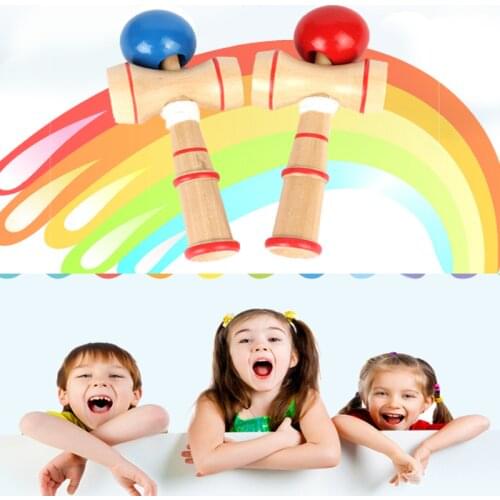 New High Quality Safety Toy Bamboo Kendama Best Wooden Toys Kids Toy Stress Ball Education Toys For Children