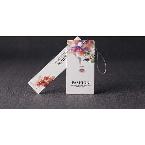 OEM custom high quality coated paper swing tags, paper cards, labels personality design hang tags GQ06 (Please see instructions)