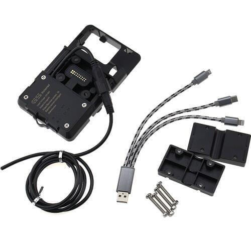 For BMW R1200GS LC&Adventure 2014 2015 2016 2017 for S1000XR R1200RS Motorcycle USB Charger Mobile Phone Holder Stand Bracket