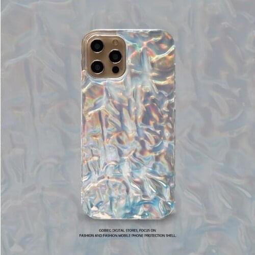 Luxury Laser Phone Case For iPhone 11 12 Mini Pro Max X Xs Max Xr 7 8 Plus SE2020 Gradient Soft Shockproof Cover For iPhone