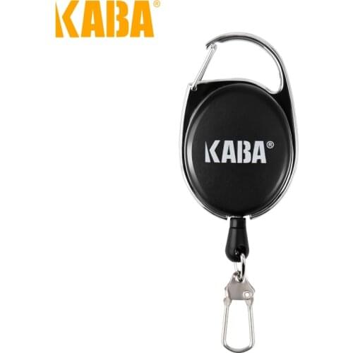 KABA Fishing Retractor Tools Extractor Keeper Retractable Key Chain Reel Badge Holder Tackle Boxes Fishing Accessories