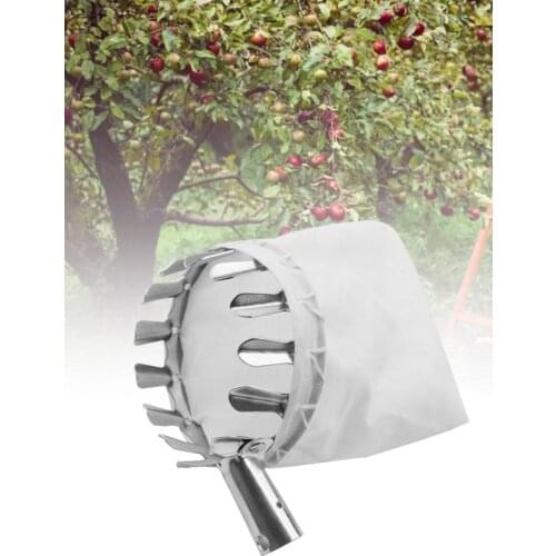 Tree Pruner Fruit Picker Scissor Head Basket Fruits Catcher Durable Convenient Labor-Saving Easy To Use Practica For Garden Farm