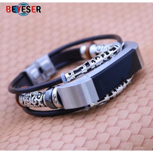 High Quality Replacement Leather Wristband Band Strap Bracelet For Fitbit Alta HR Watchbands Correas de reloj bandje Accessories