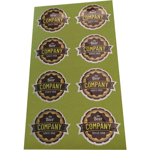 Urgent Round Sticker For Printing Sheet Cut or Die Cut