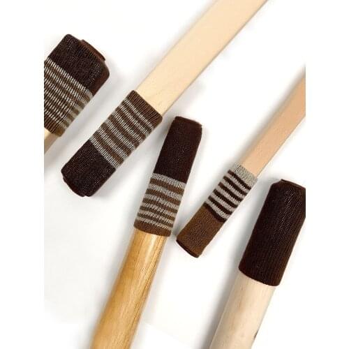 Chair stool table leg protection case table and chair leg cushion quiet and wear-resistant non-slip silicone mat plush booties