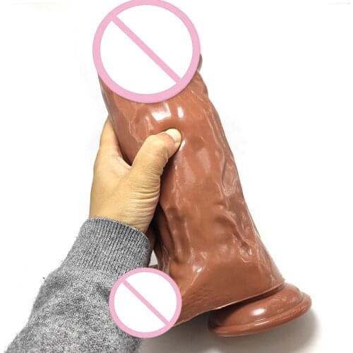 Super Thick Huge Dildo Strapon Realistic Penis For Female Masturbation Male Prostate Massage Adult G-spot Dildo Anal Sex Toys 18