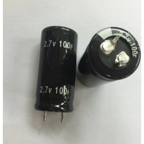 High quality 2.7V 100F 2.7V100F 22*45MM 25*50mm Super capacitor farad capacitor