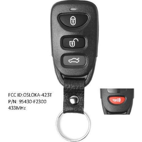 KEYECU Replacement Remote Car Key Fob for Hyundai Elantra 2016 2017 2018 OSLOKA-423T
